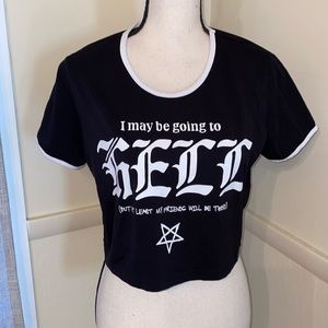 NWOT Killstar Hell Handbasket Crop Top 3XL